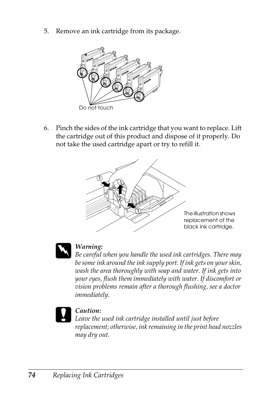 Epson STYLUS RX500 User Manual | Page 74 / 99