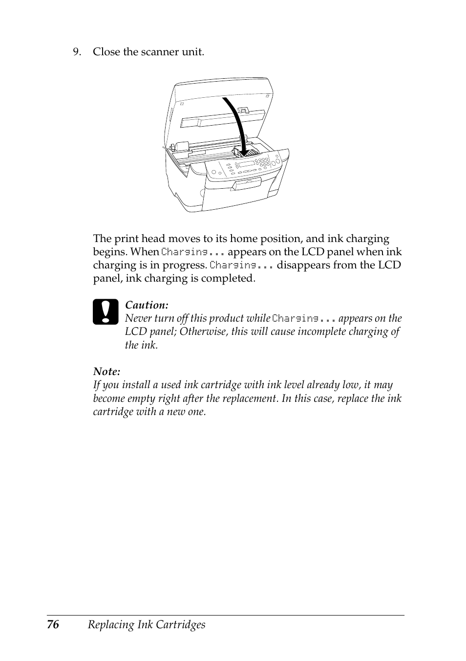 Epson STYLUS RX500 User Manual | Page 76 / 99