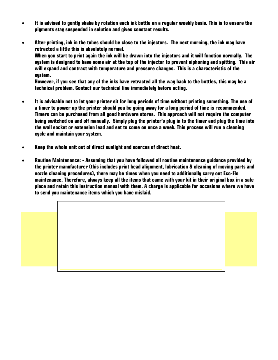 Important | Epson 2100 User Manual | Page 13 / 13