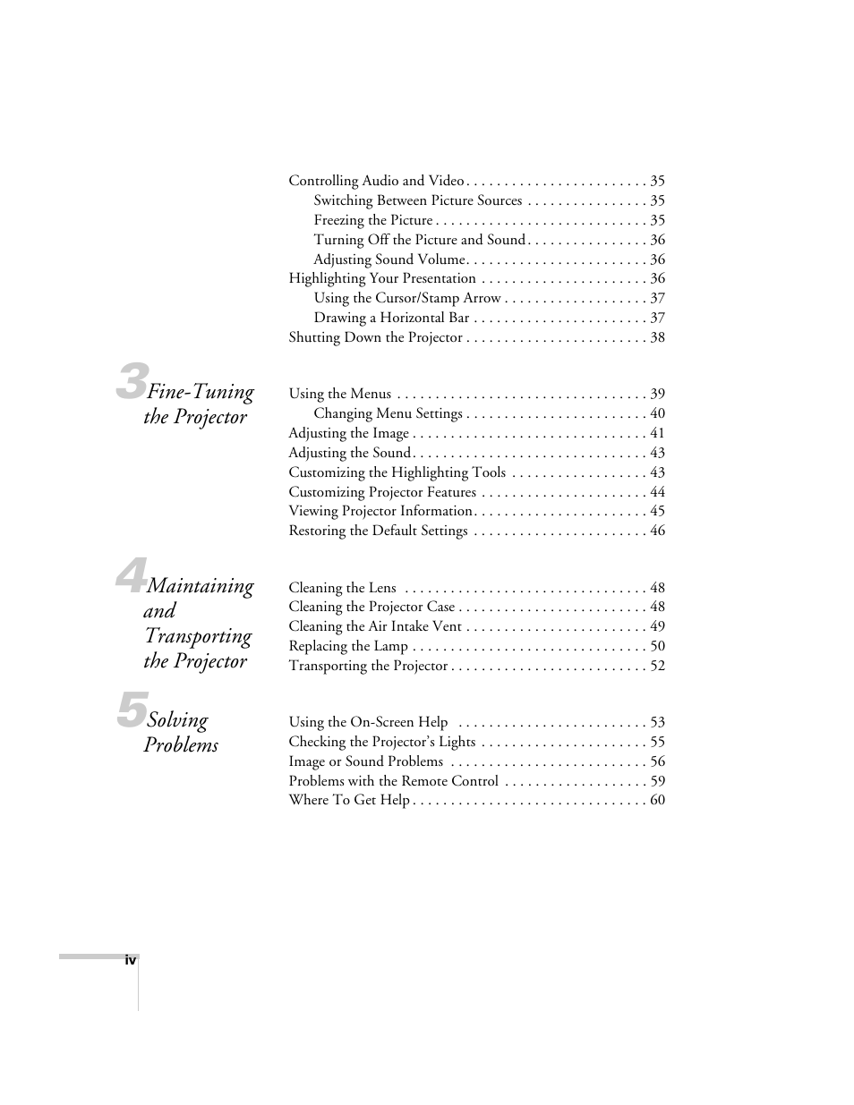 Epson 51c User Manual | Page 4 / 86