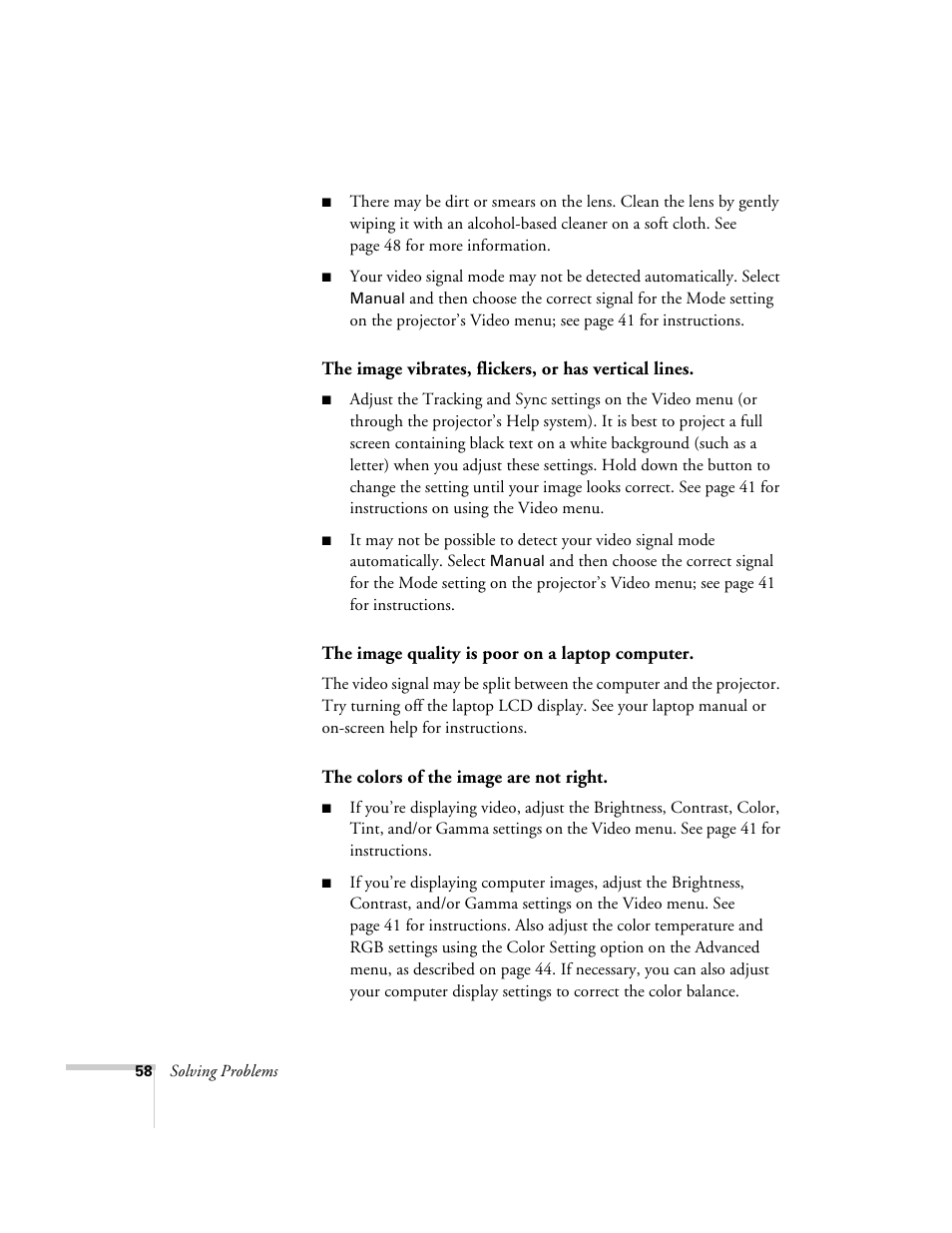 Epson 51c User Manual | Page 63 / 86