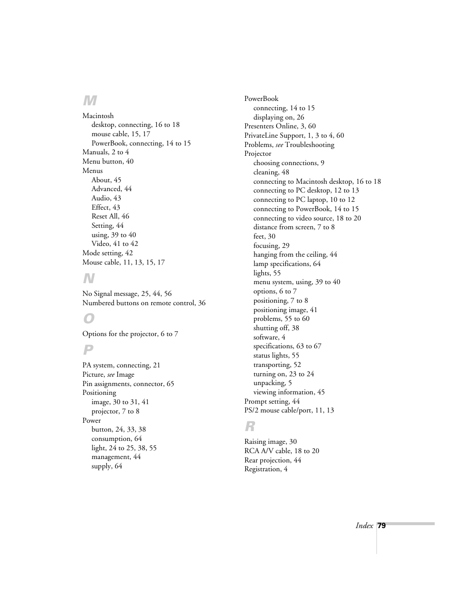 Epson 51c User Manual | Page 84 / 86