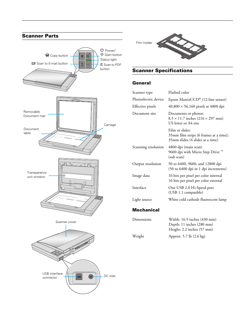 Epson Perfection V200 Photo User Manual | 9 pages