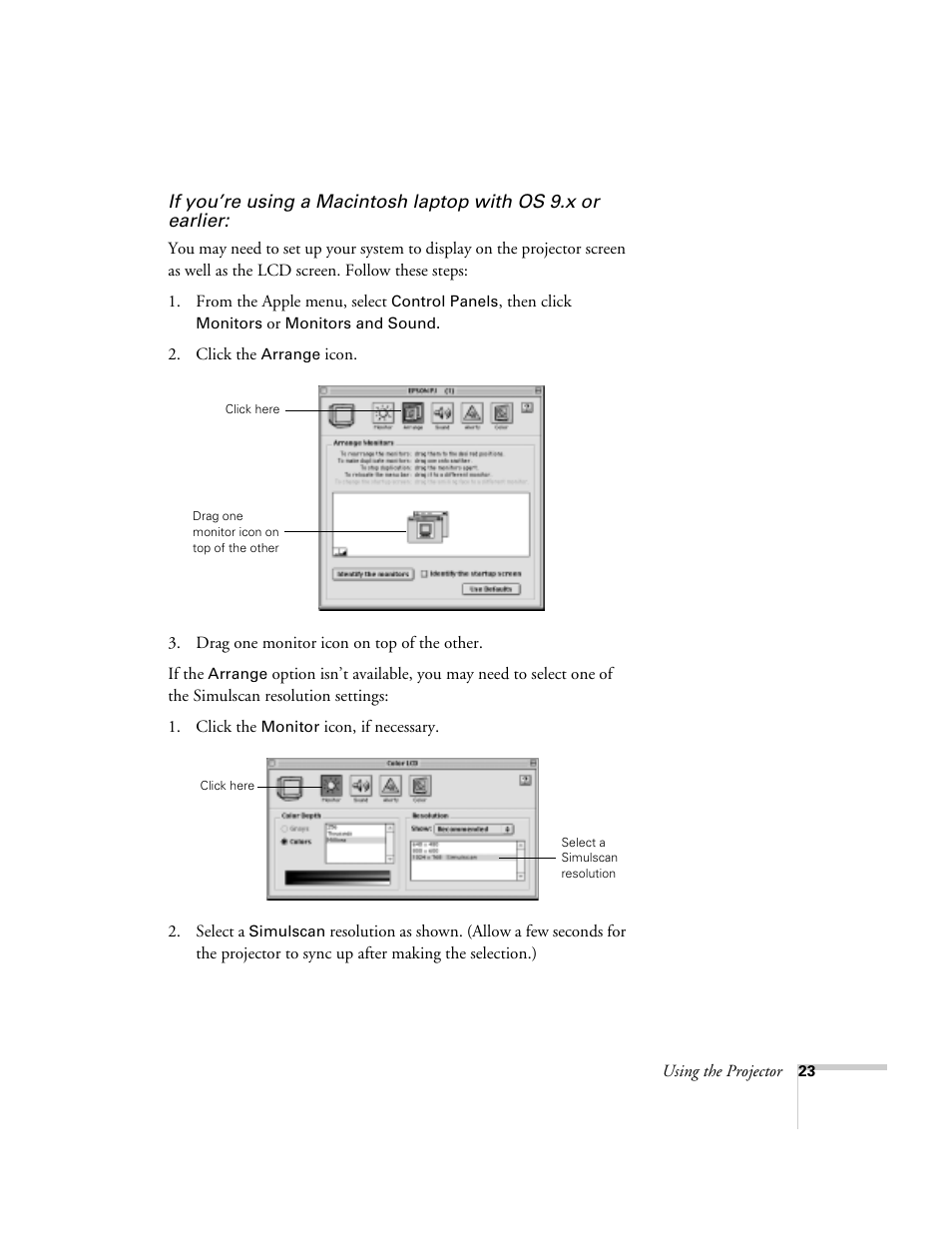 Epson 73c User Manual | Page 29 / 108