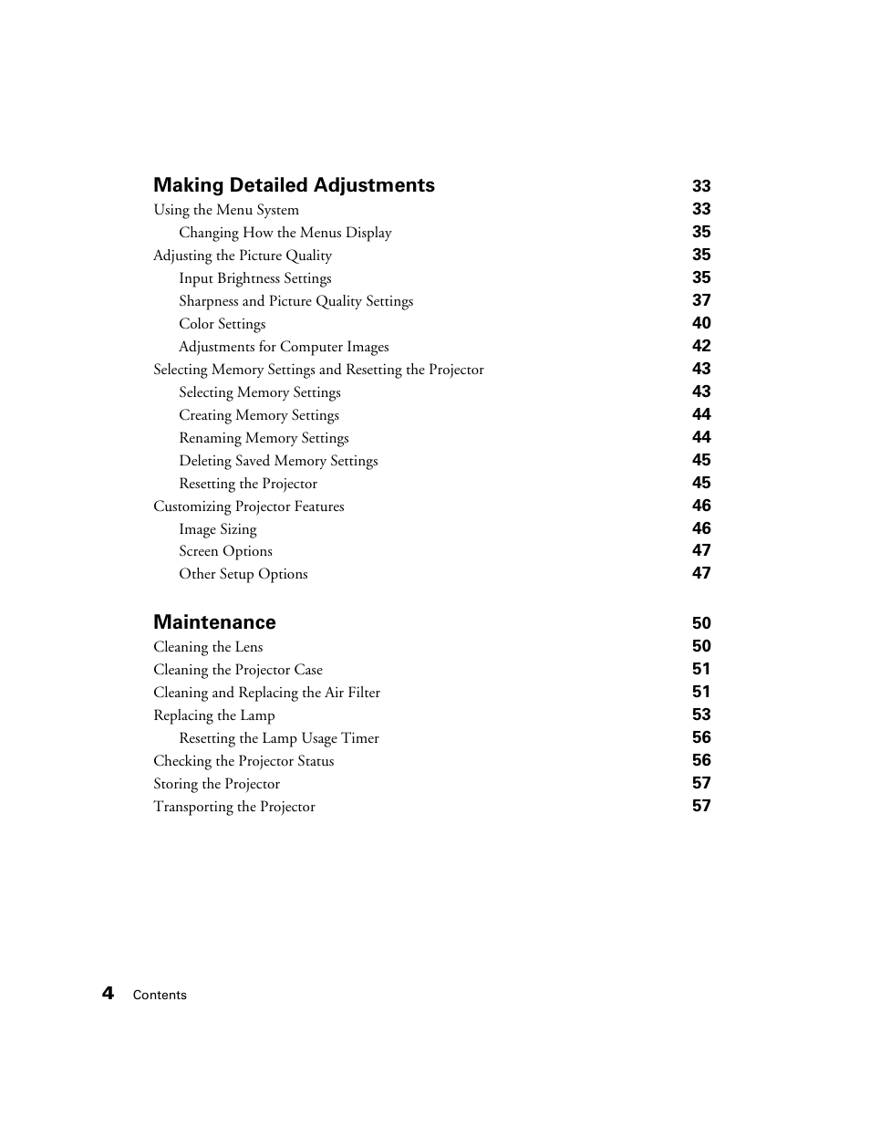 Epson 9700 User Manual | Page 4 / 80
