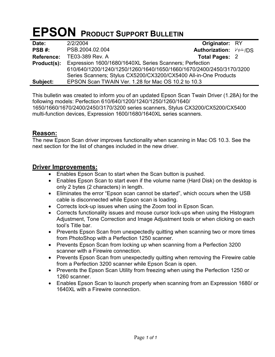Epson | Epson Expression 10000XL- Photo E10000XL-PH User Manual | Page 3 / 36