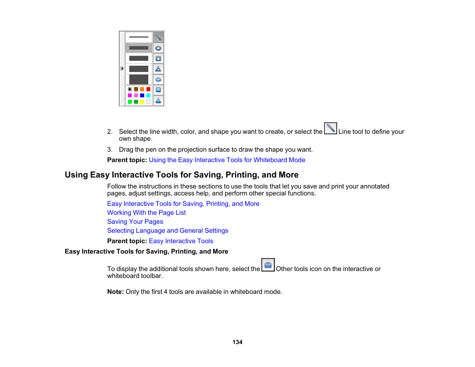 Epson 485Wi User Manual | Page 134 / 259