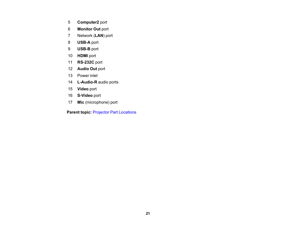 Epson 485Wi User Manual | Page 21 / 259