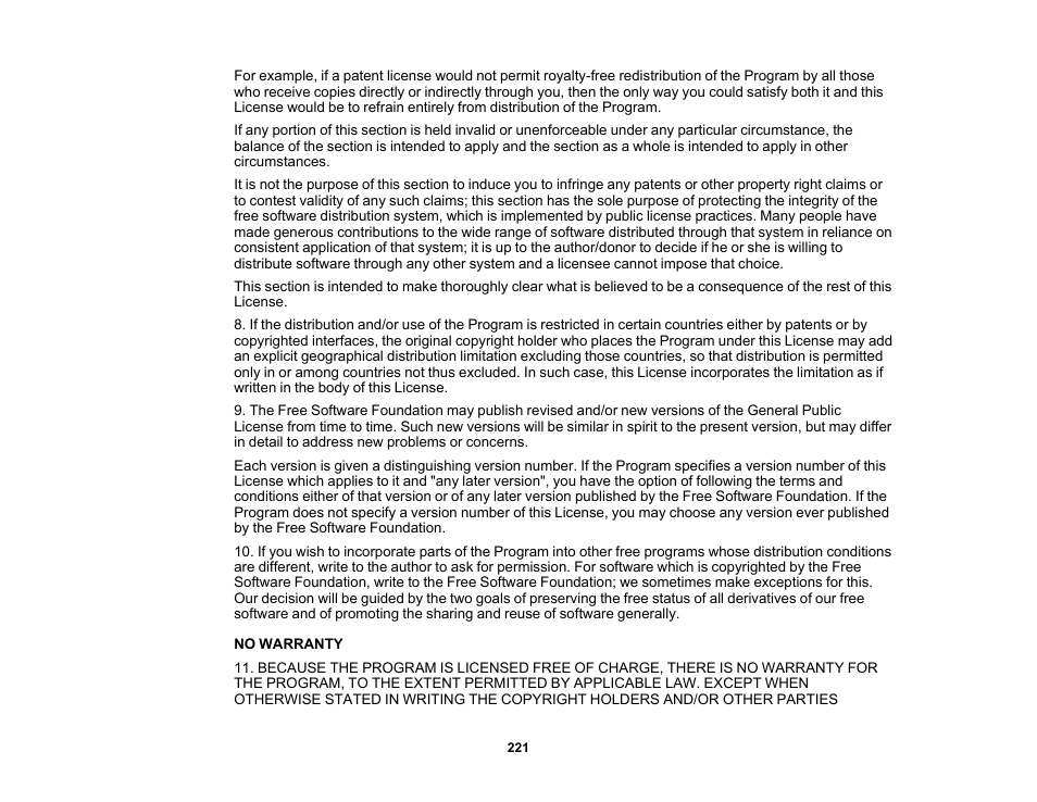 Epson 485Wi User Manual | Page 221 / 259