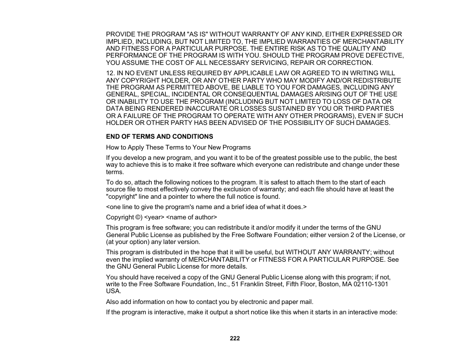 Epson 485Wi User Manual | Page 222 / 259