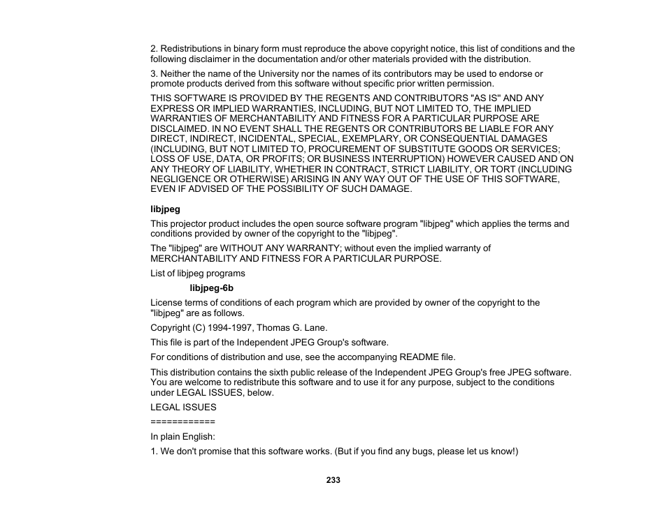 Epson 485Wi User Manual | Page 233 / 259