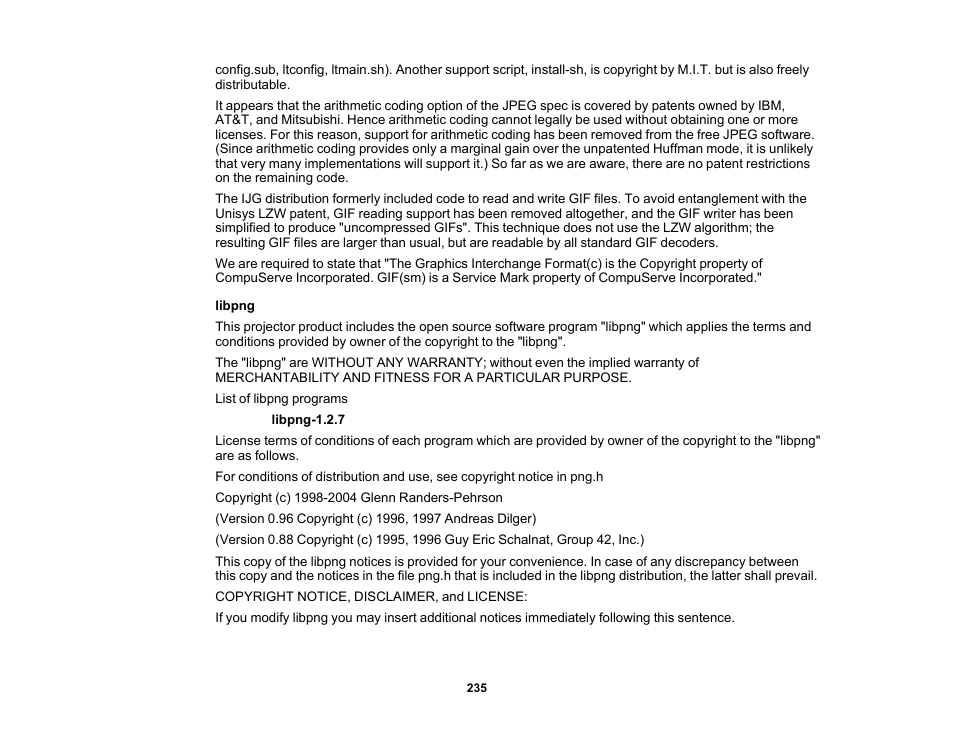 Epson 485Wi User Manual | Page 235 / 259