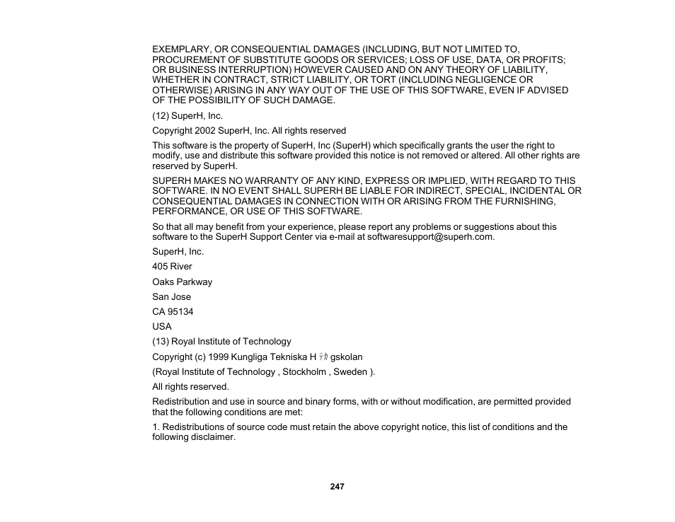 Epson 485Wi User Manual | Page 247 / 259