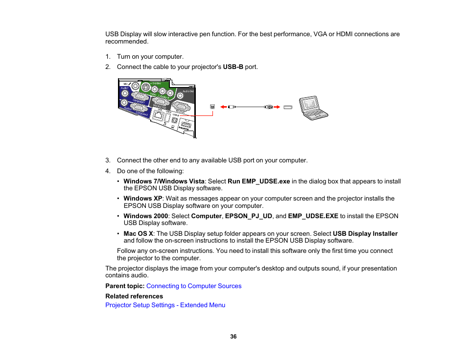 Epson 485Wi User Manual | Page 36 / 259