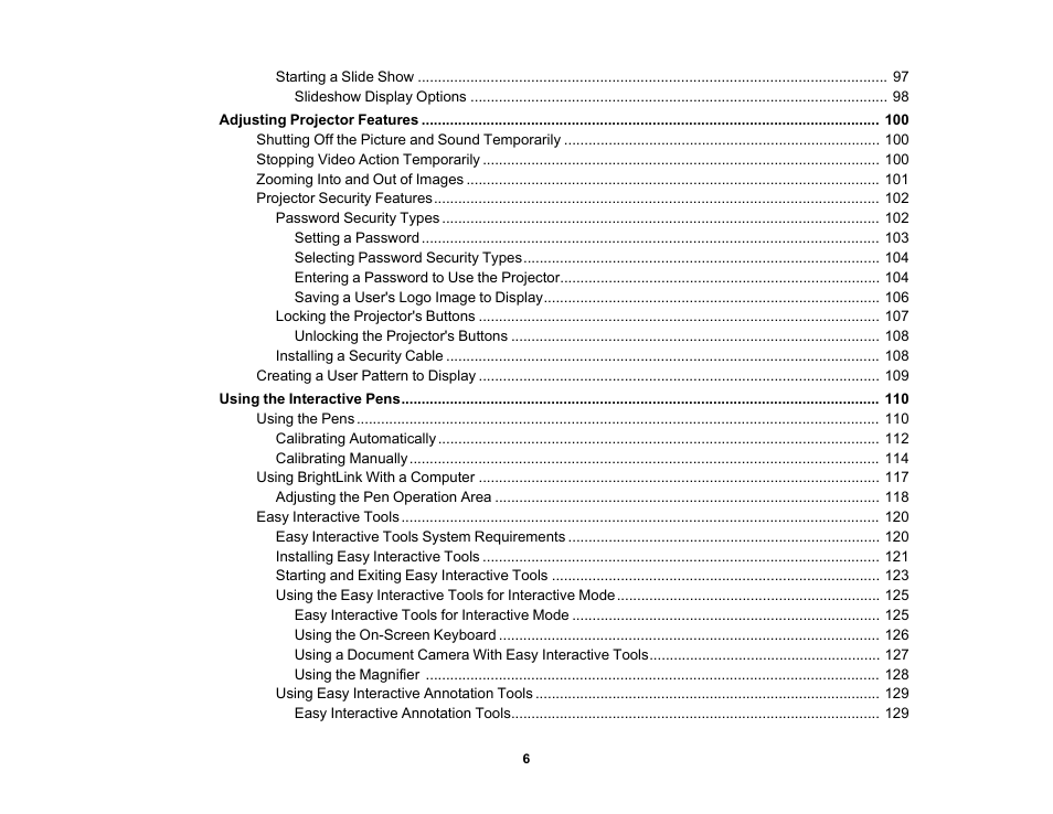 Epson 485Wi User Manual | Page 6 / 259
