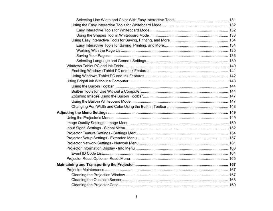 Epson 485Wi User Manual | Page 7 / 259