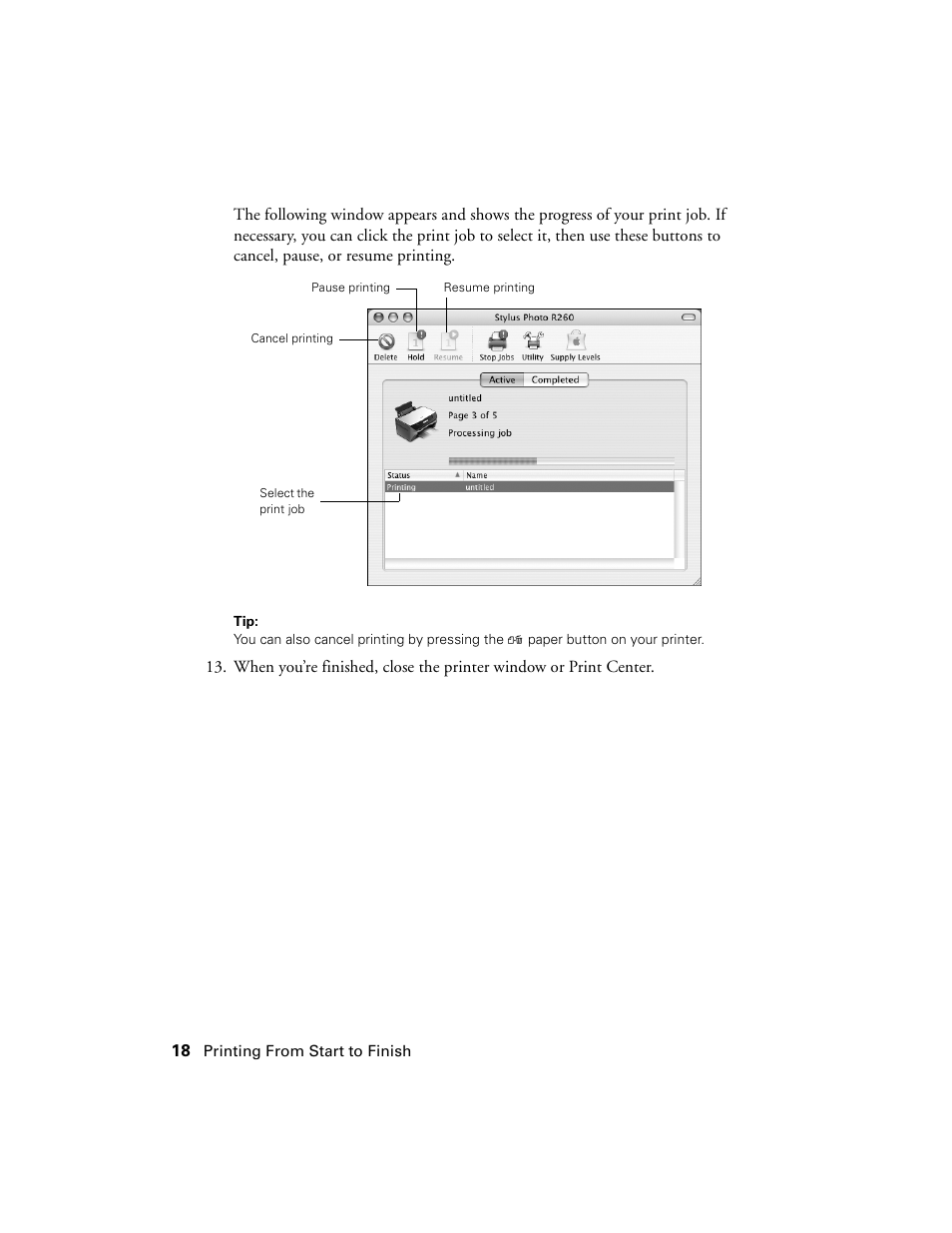 Epson Ultra Hi-Definition Photo Printer R260 User Manual | Page 18 / 82