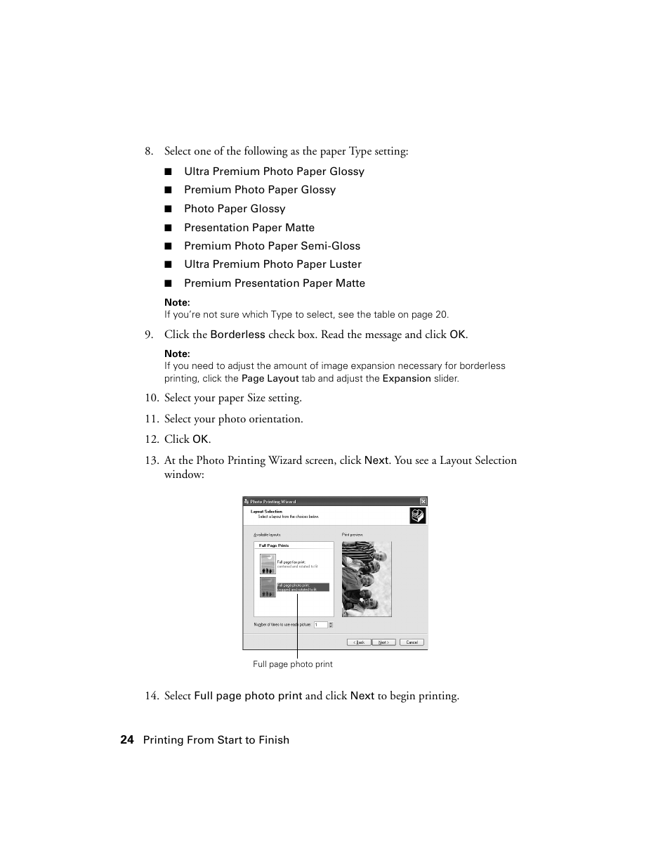 Epson Ultra Hi-Definition Photo Printer R260 User Manual | Page 24 / 82