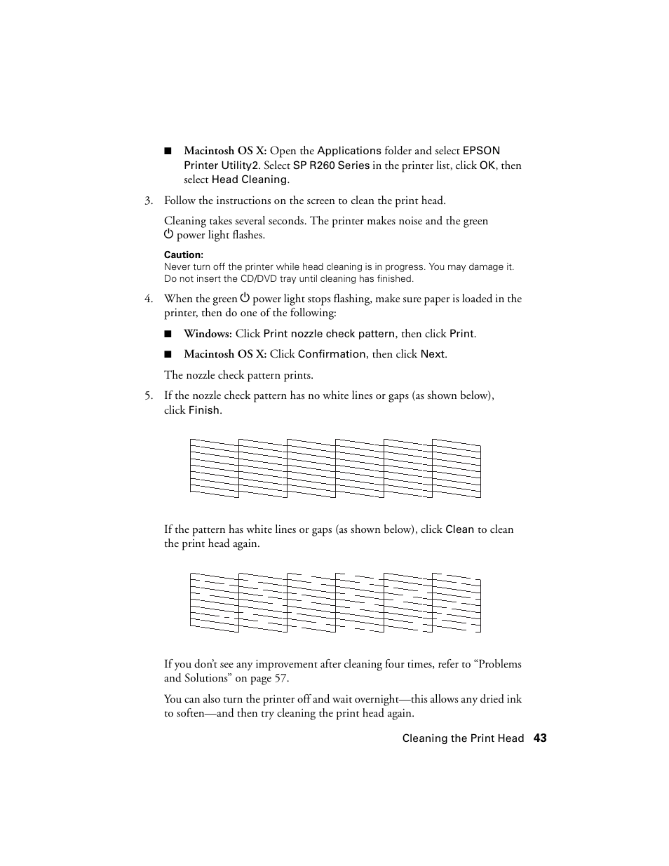 Epson Ultra Hi-Definition Photo Printer R260 User Manual | Page 43 / 82
