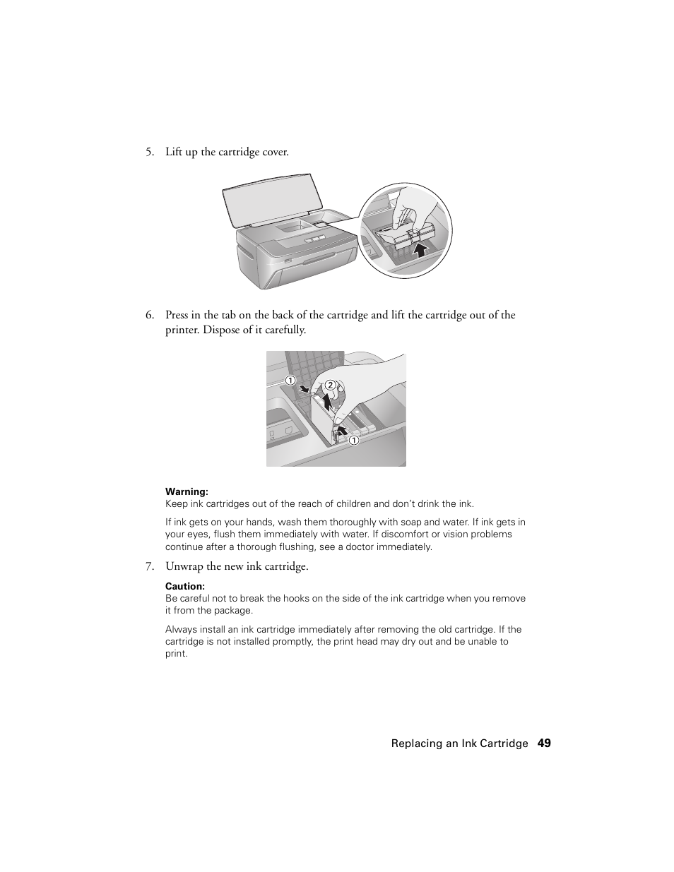 Step 5 | Epson Ultra Hi-Definition Photo Printer R260 User Manual | Page 49 / 82