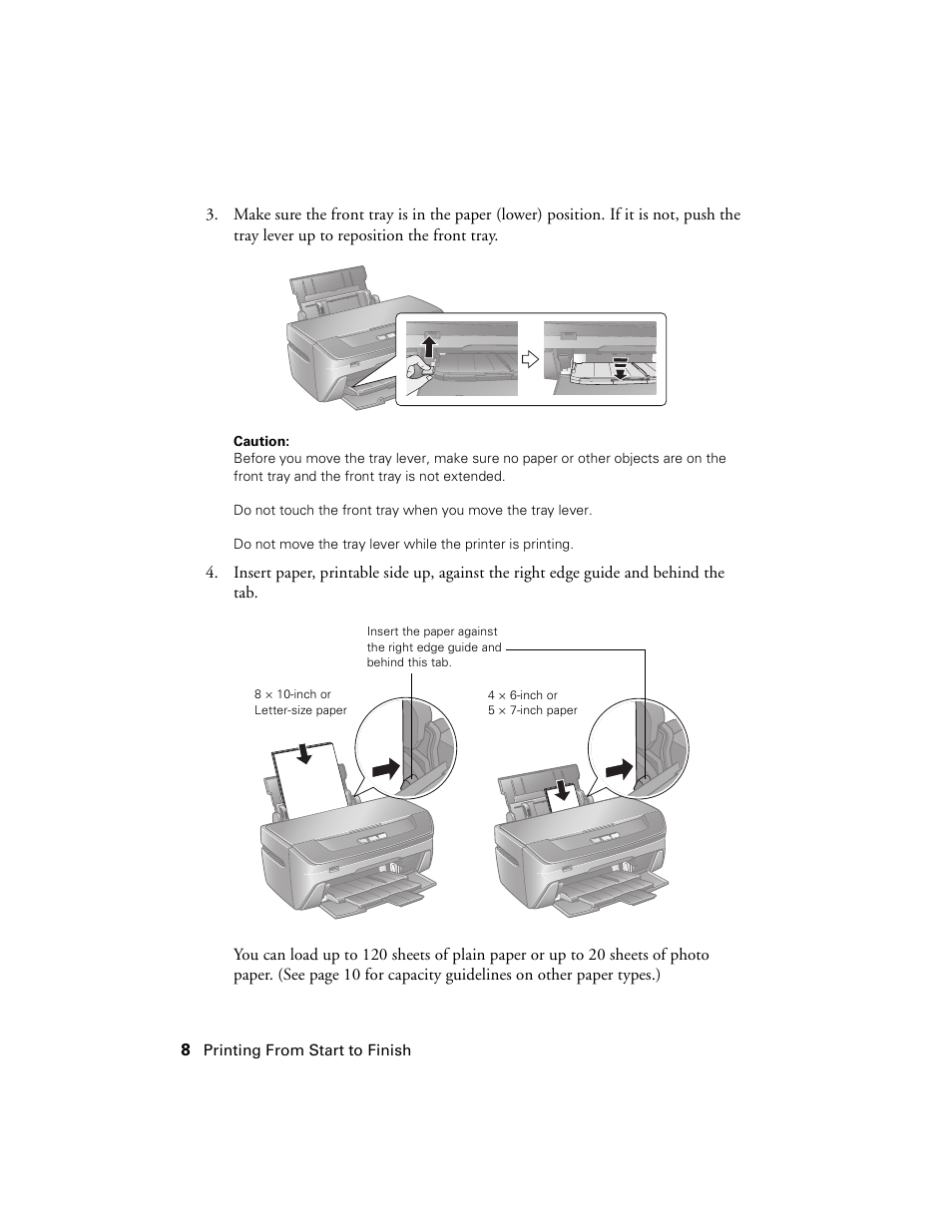 Epson Ultra Hi-Definition Photo Printer R260 User Manual | Page 8 / 82