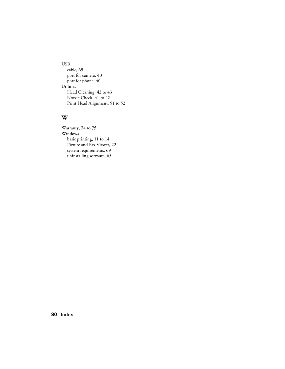 Epson Ultra Hi-Definition Photo Printer R260 User Manual | Page 80 / 82