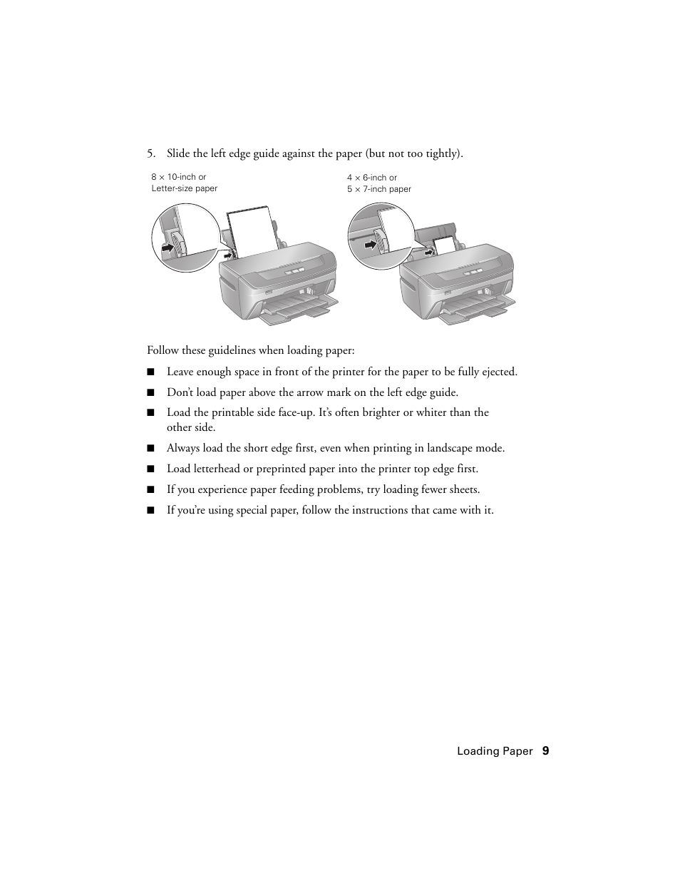 Epson Ultra Hi-Definition Photo Printer R260 User Manual | Page 9 / 82