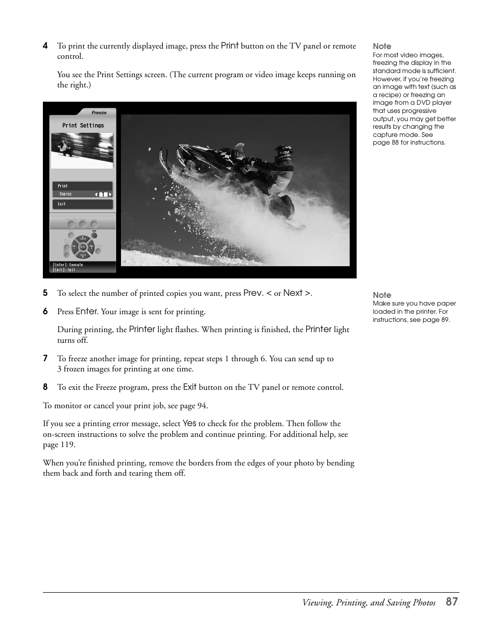 Epson LS57P1 User Manual | Page 87 / 138
