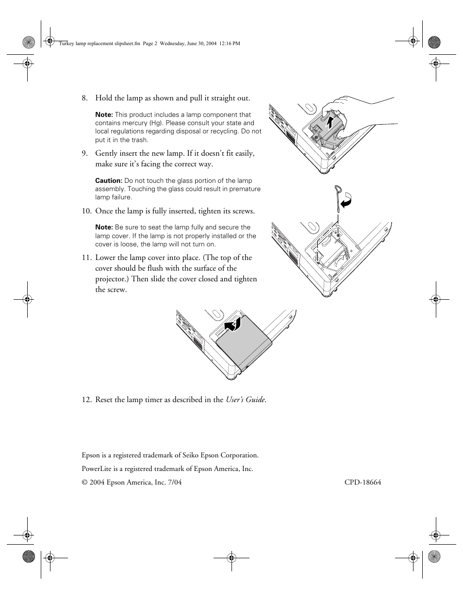 Epson PowerLite 81p User Manual | Page 2 / 2