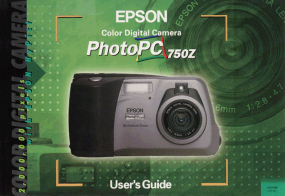 Epson PhotoPC 750Z User Manual | 121 pages