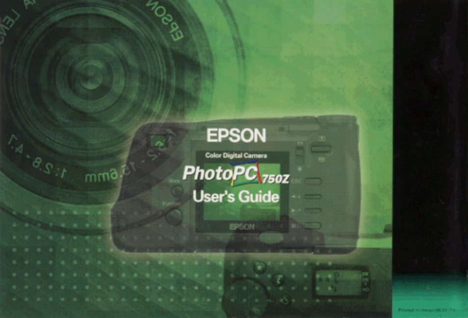 Back cover | Epson PhotoPC 750Z User Manual | Page 121 / 121