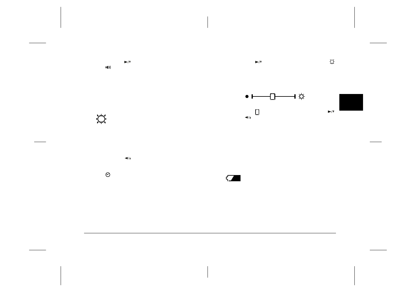 Setting the lcd monitor's brightness, Setting the power control mode | Epson PhotoPC 750Z User Manual | Page 57 / 121