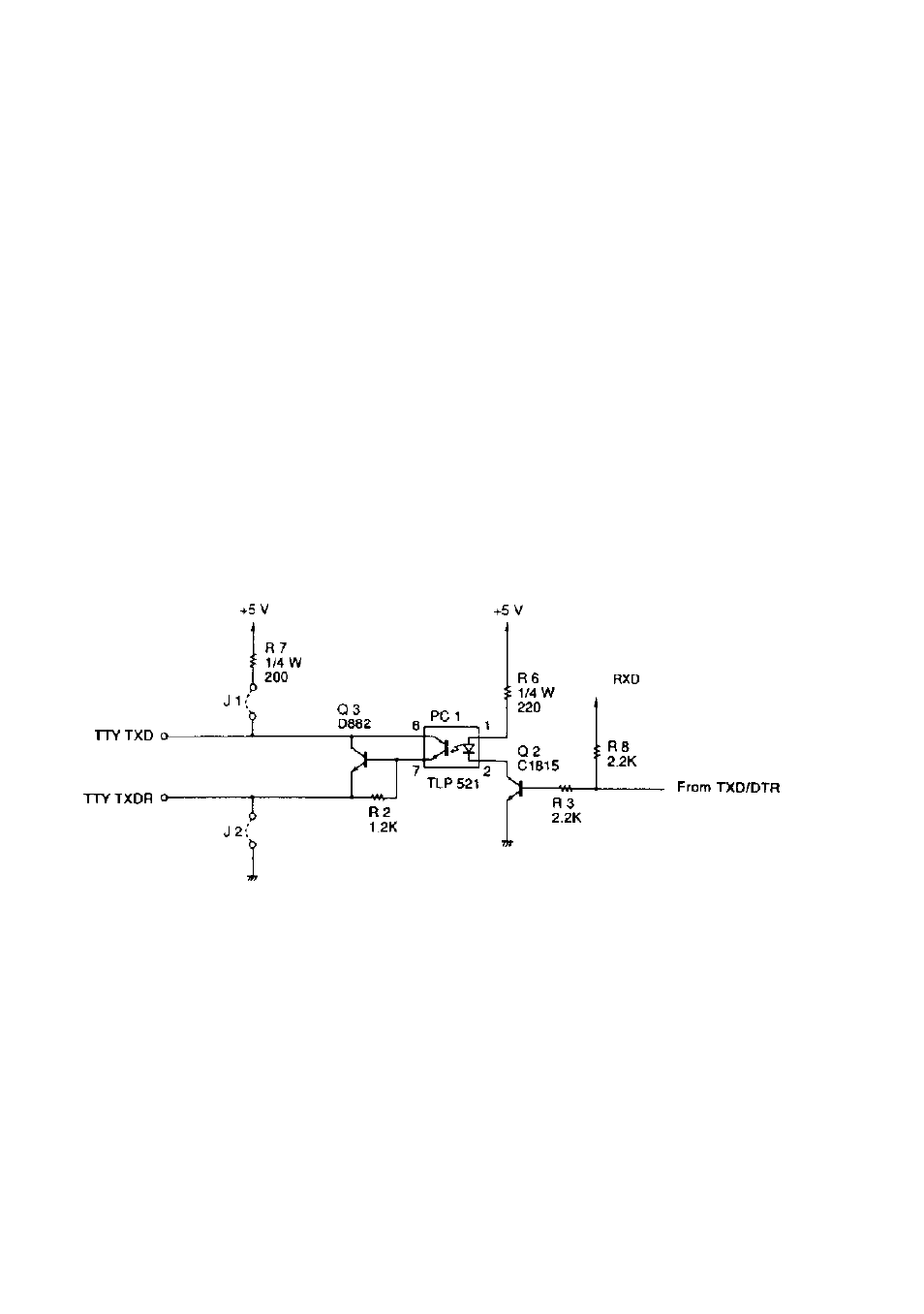 Current-loop transmitter/receiver circuit diagrams | Epson C82305 User Manual | Page 27 / 29