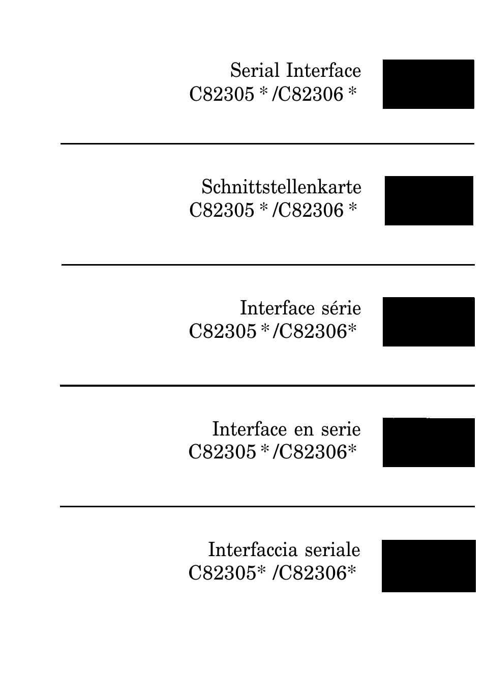 English deutsch français español italiano | Epson C82305 User Manual | Page 3 / 29