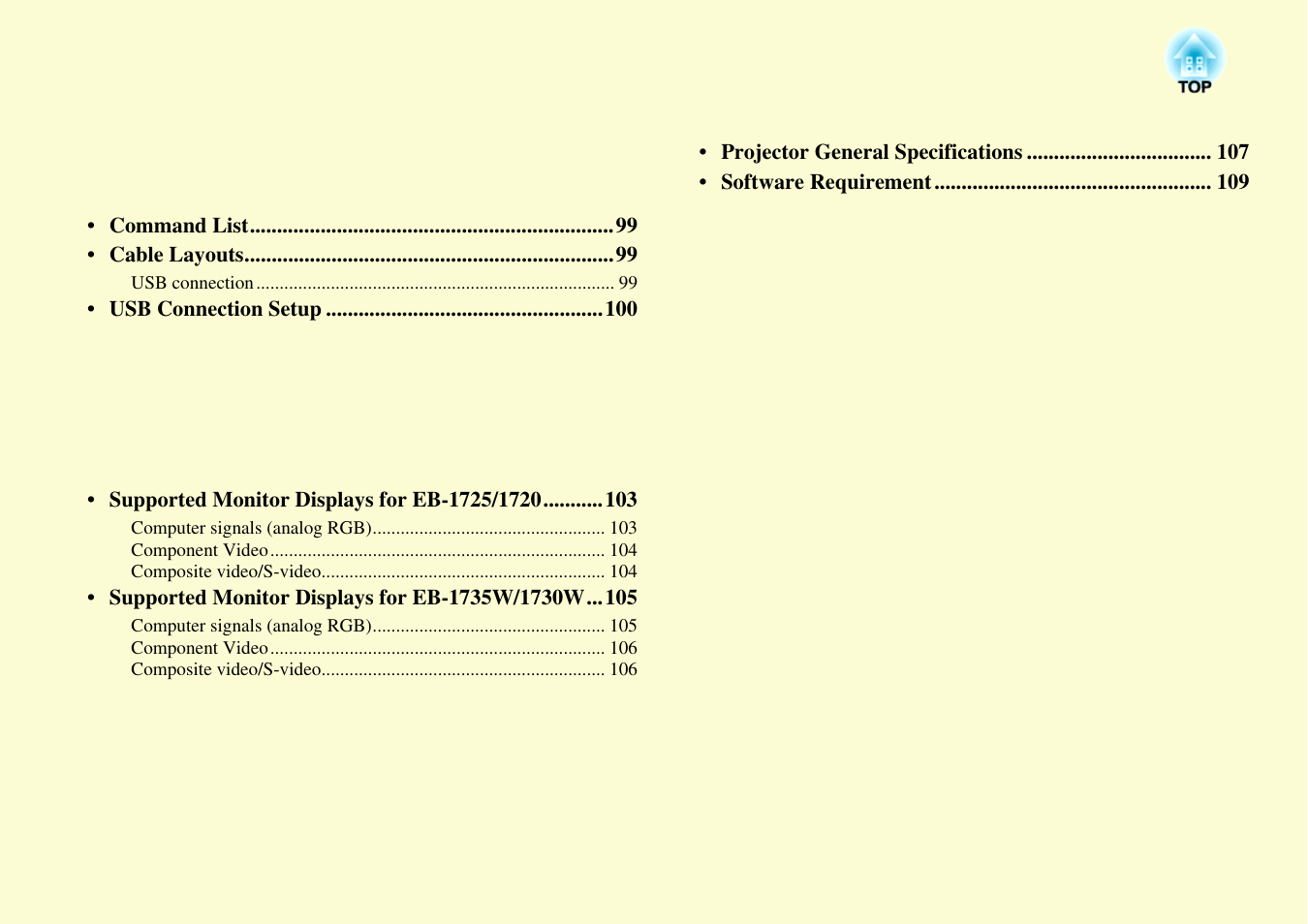 Epson EB 1735W User Manual | Page 76 / 116