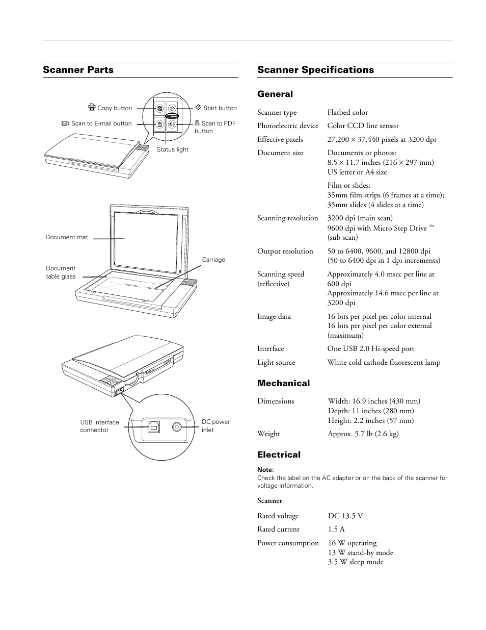 Epson Perfection V100 Photo User Manual | 8 pages