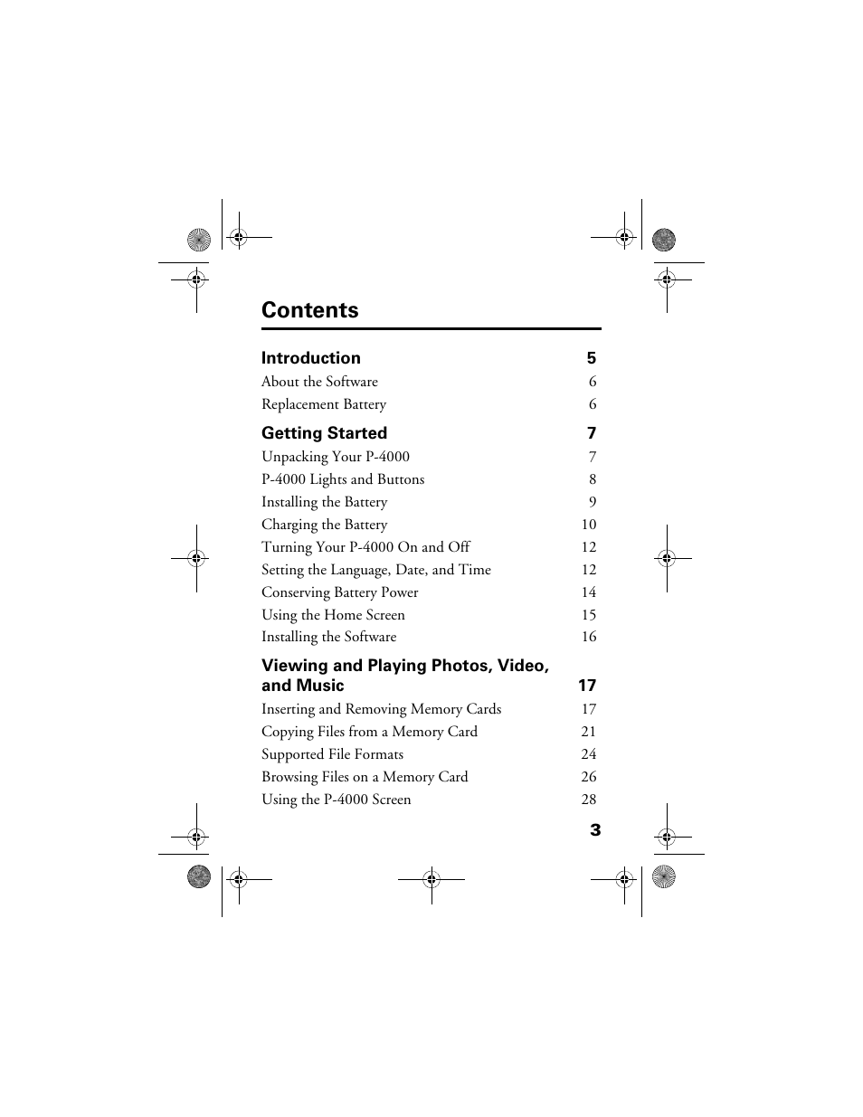 Epson Multimedia Storage Viewer P-4000 User Manual | Page 3 / 70