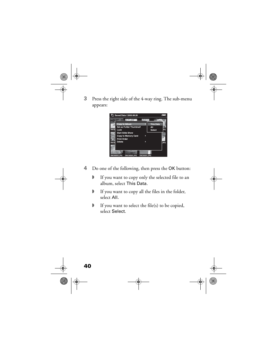 Epson Multimedia Storage Viewer P-4000 User Manual | Page 40 / 70