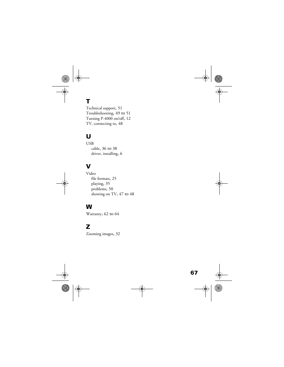 Epson Multimedia Storage Viewer P-4000 User Manual | Page 67 / 70