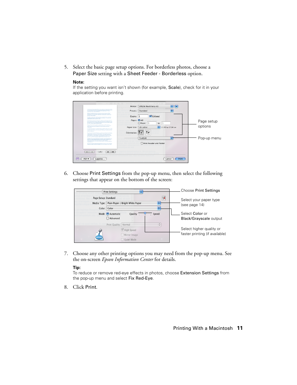 Epson WorkForce 40 Series User Manual | Page 11 / 36