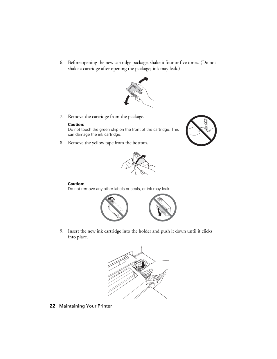 Epson WorkForce 40 Series User Manual | Page 22 / 36