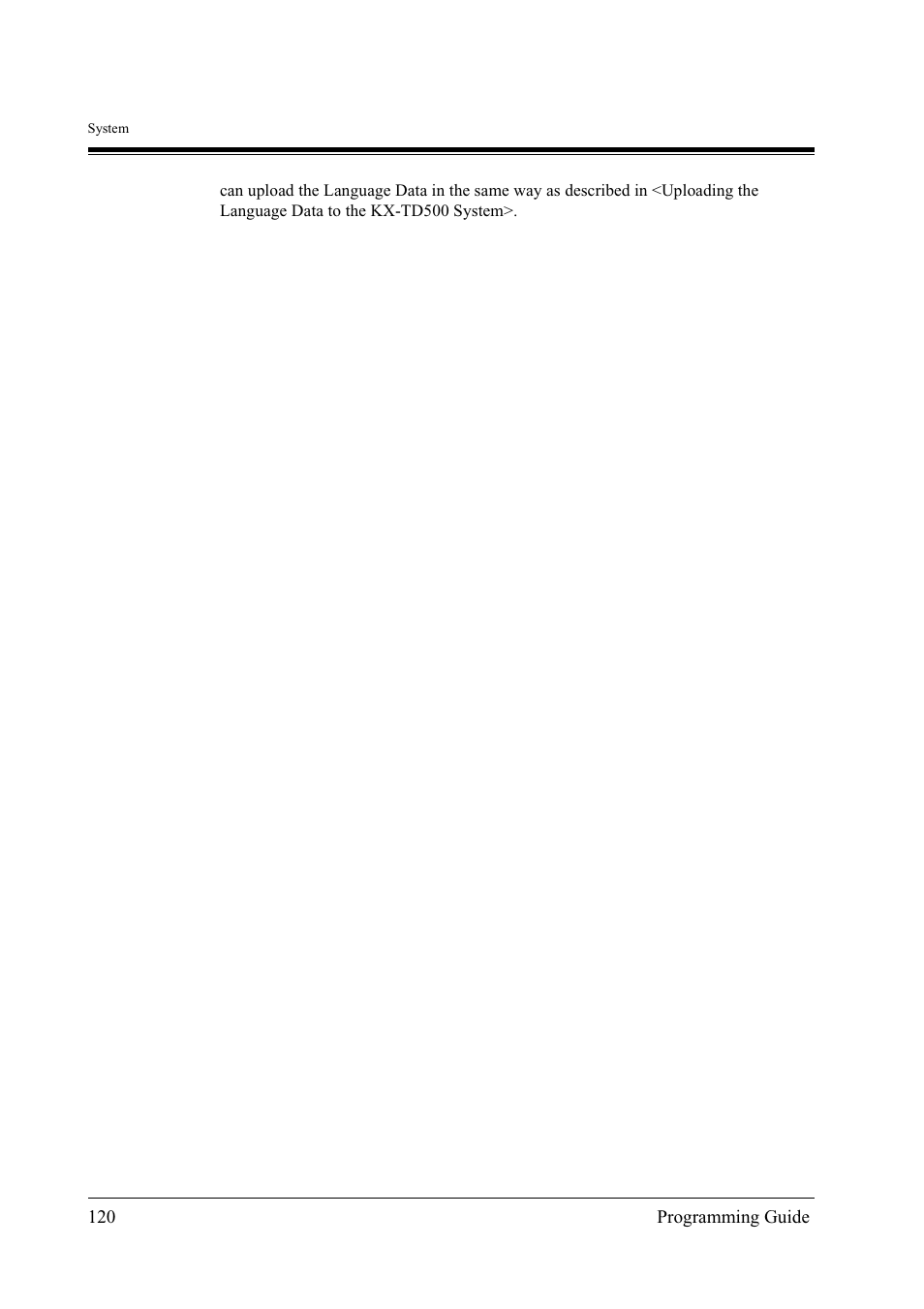 Panasonic KX-TD500 User Manual | Page 120 / 394