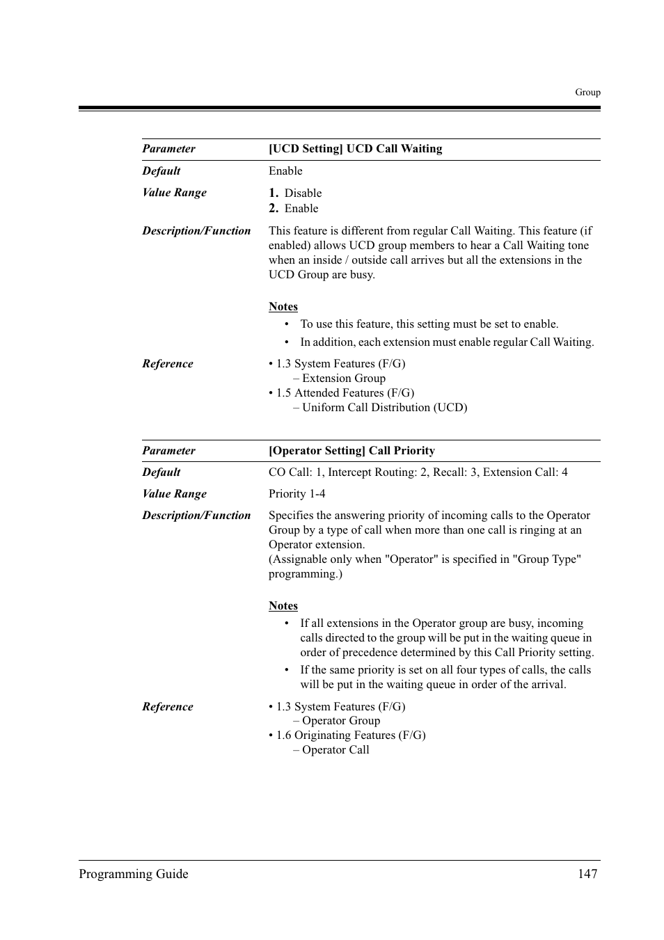 Panasonic KX-TD500 User Manual | Page 147 / 394