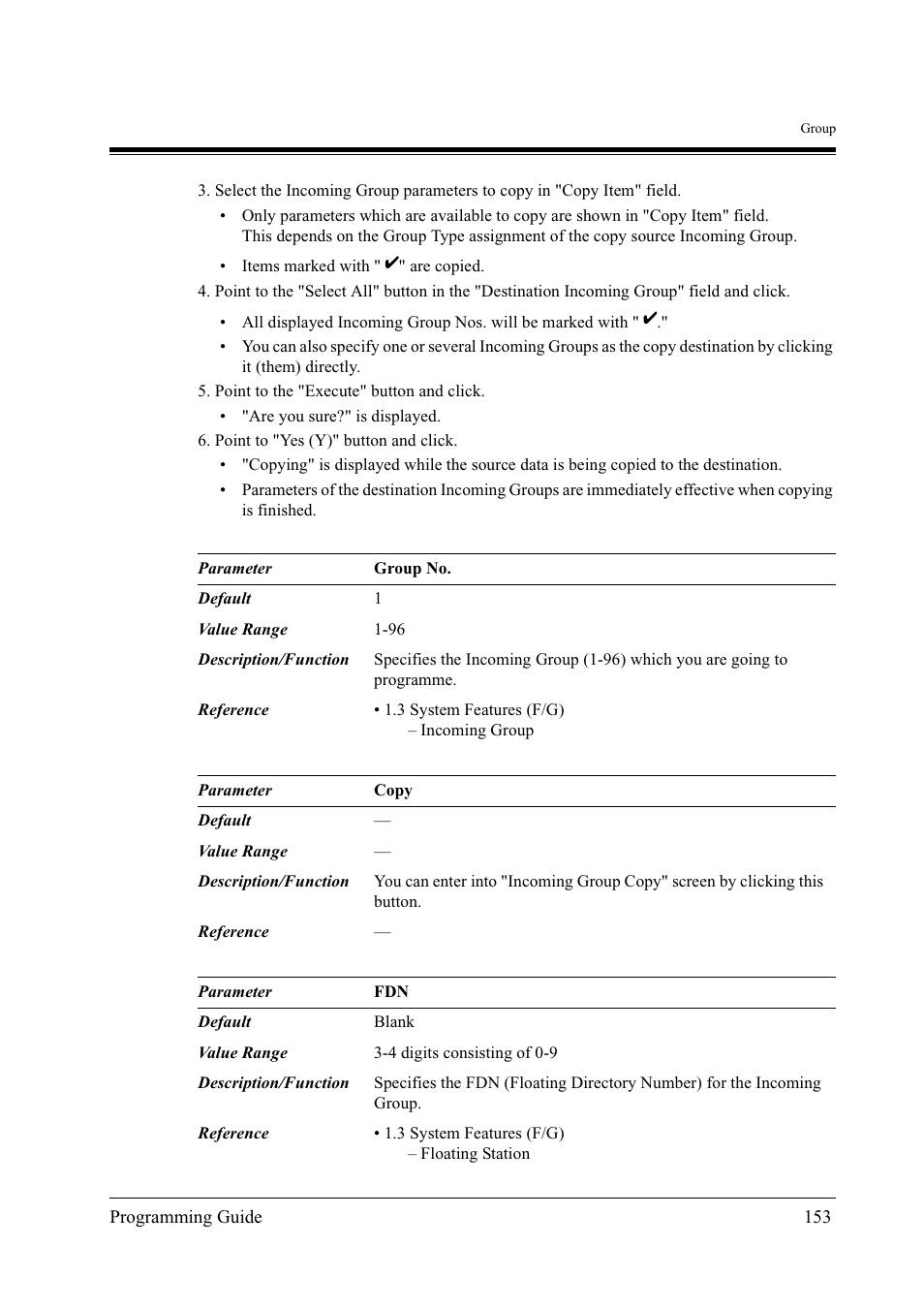 Panasonic KX-TD500 User Manual | Page 153 / 394