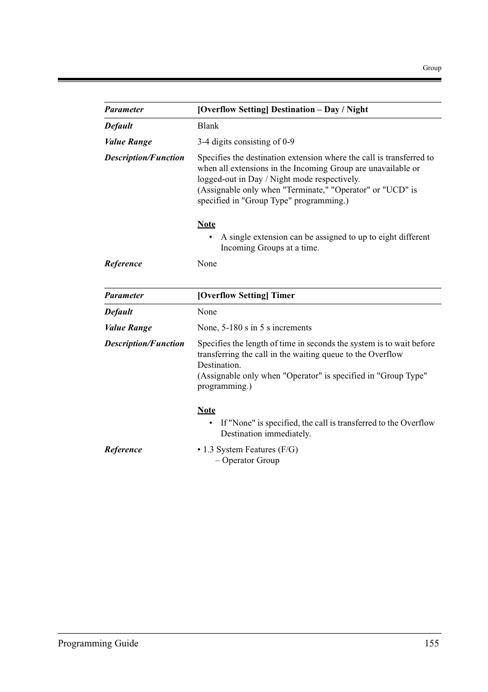 Panasonic KX-TD500 User Manual | Page 155 / 394