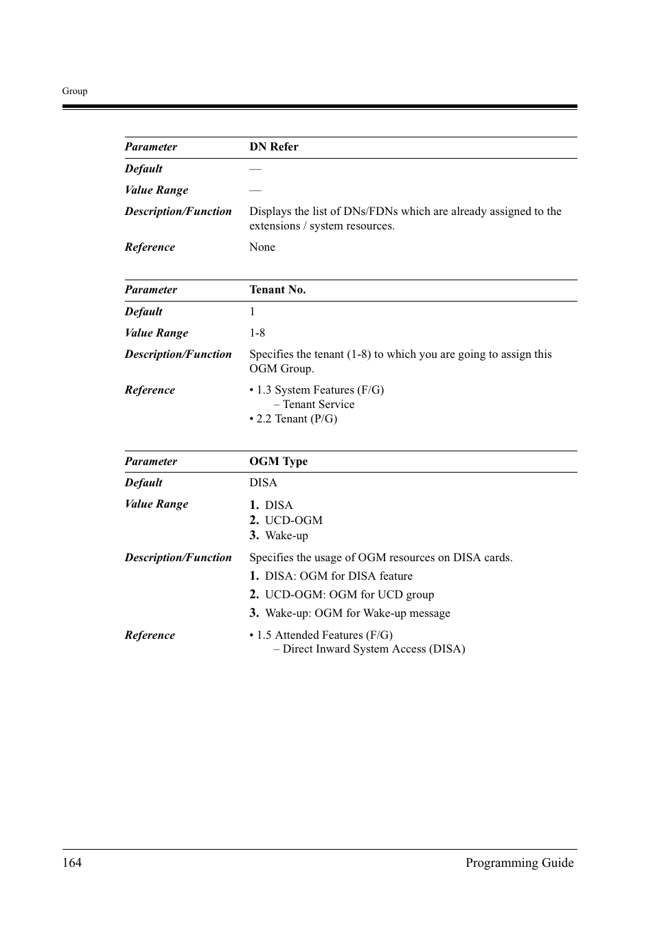 Panasonic KX-TD500 User Manual | Page 164 / 394