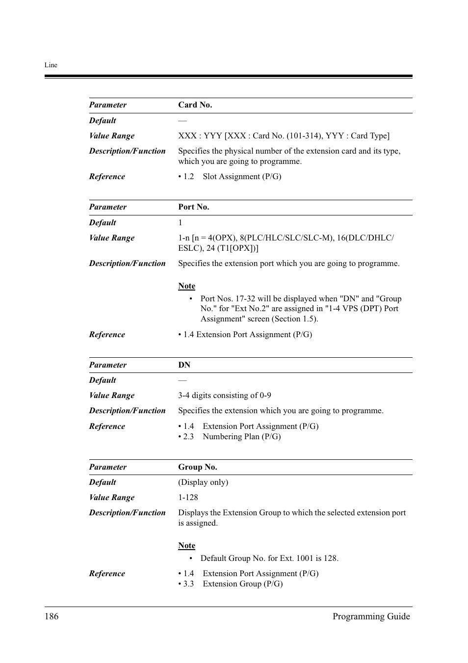 Panasonic KX-TD500 User Manual | Page 186 / 394