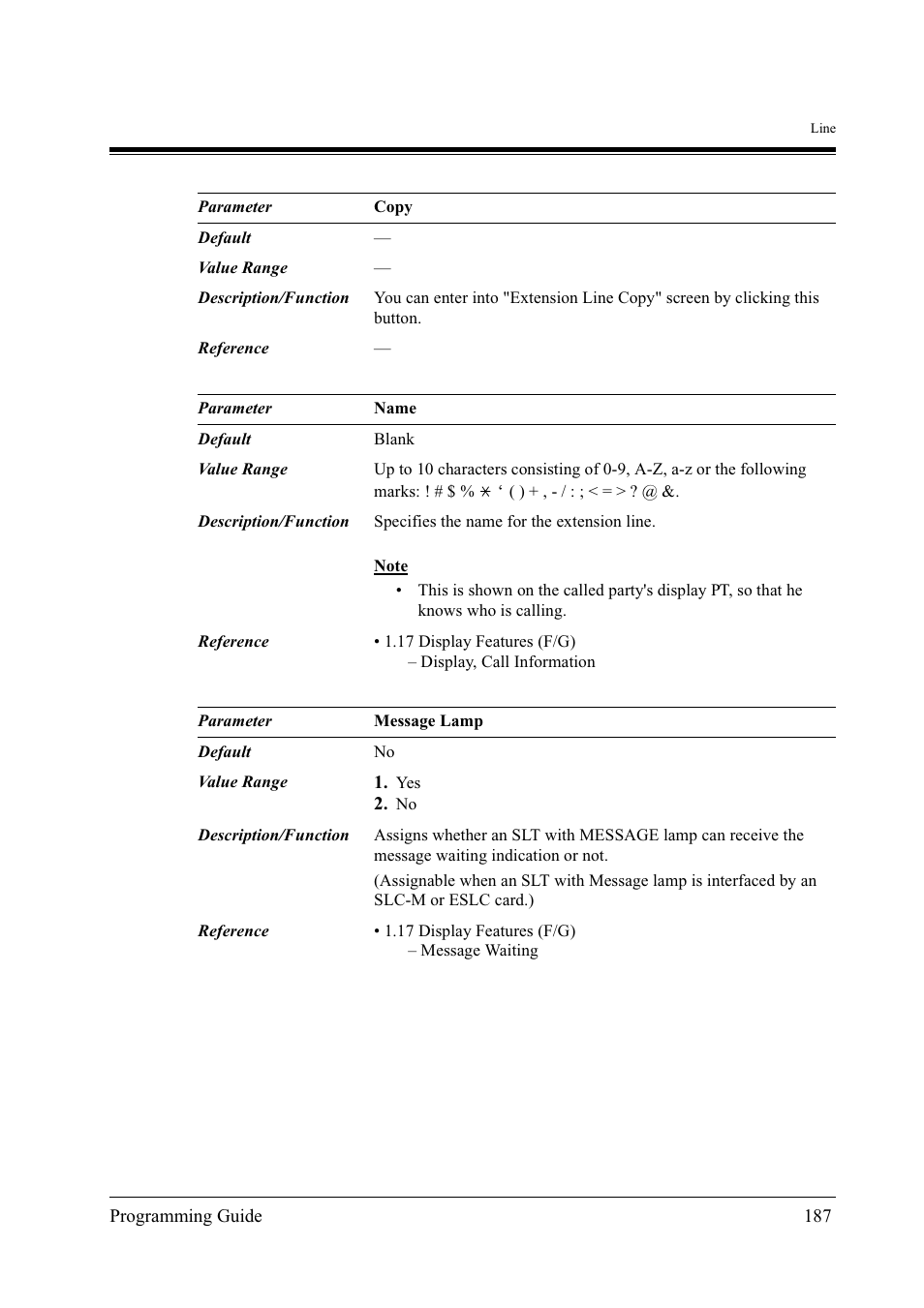 Panasonic KX-TD500 User Manual | Page 187 / 394