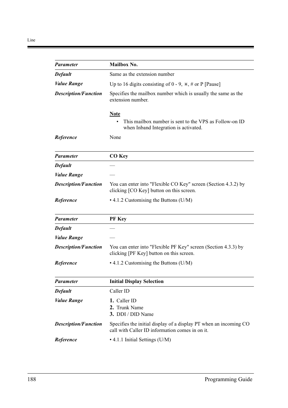 Panasonic KX-TD500 User Manual | Page 188 / 394