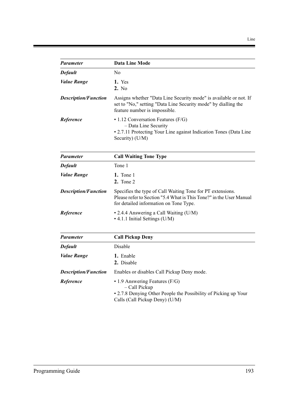 Panasonic KX-TD500 User Manual | Page 193 / 394